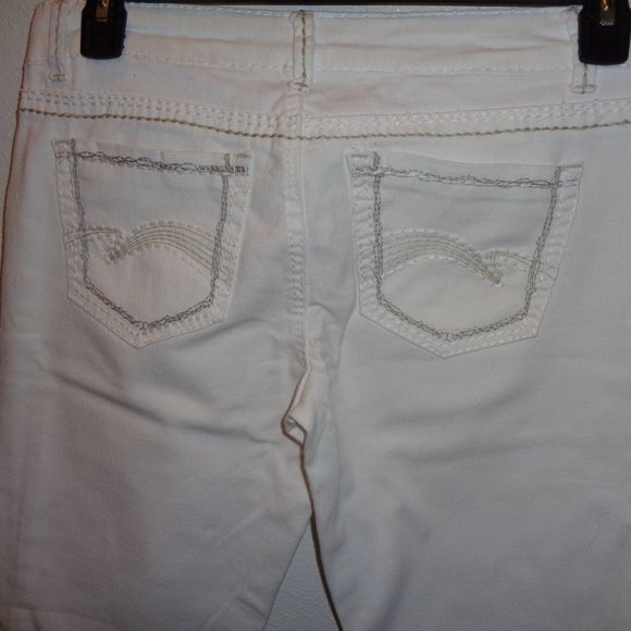 VANILLA Star White Jeans Size 11 - Picture 5 of 10